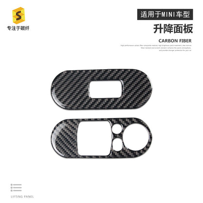 Epoxy Resin Carbon Fiber Window Switch Panel Trim for MINI / MINI F-Series