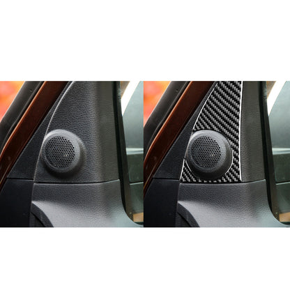 Prepreg Dry Carbon 3*3 3K Carbon Fiber Interior A-Pillar Speaker Panel Overlay Trim for Toyota Tundra XK50 Facelift (2014-2021)