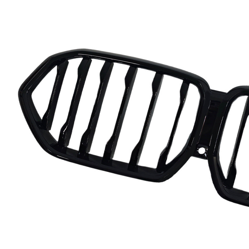 Single-Slat Front Grille for BMW X6 G06 (2023 - 2026), Glossy Black