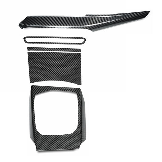 Real Carbon Fiber Center Console Trim for BMW 3 (alternate view 5)