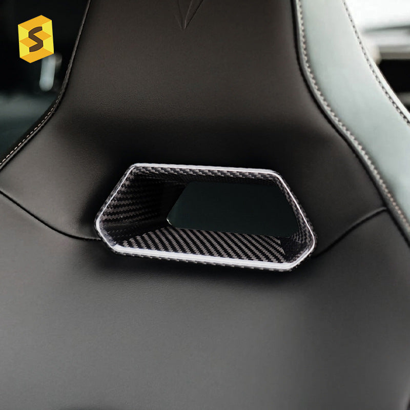 Real Carbon Fiber Seat Trim Cover for Cupra Leon