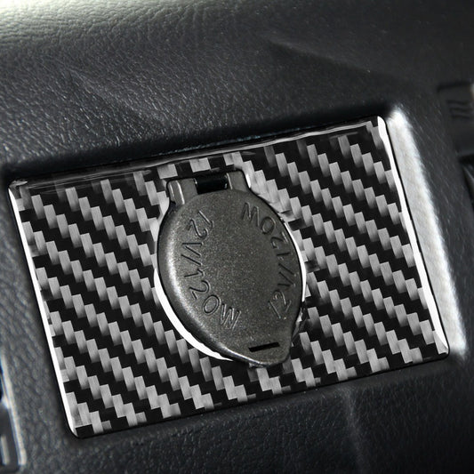 Carbon Fiber Seat Cigarette Lighter Switch for Toyota Tundra (alternate view 2)