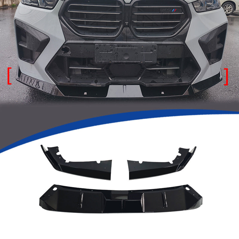 3-Section Competition Front Lip Spoiler for BMW / BMW X5M F95 / BMW X6M F96 (2024 - 2026)