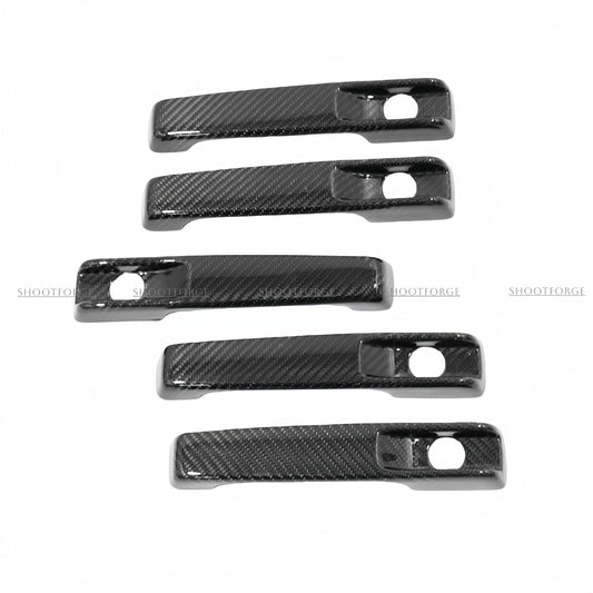 Carbon Fiber Door Handle Pull Trim Set (5 Pieces) for Mercedes-Benz G-Class W463 / W464