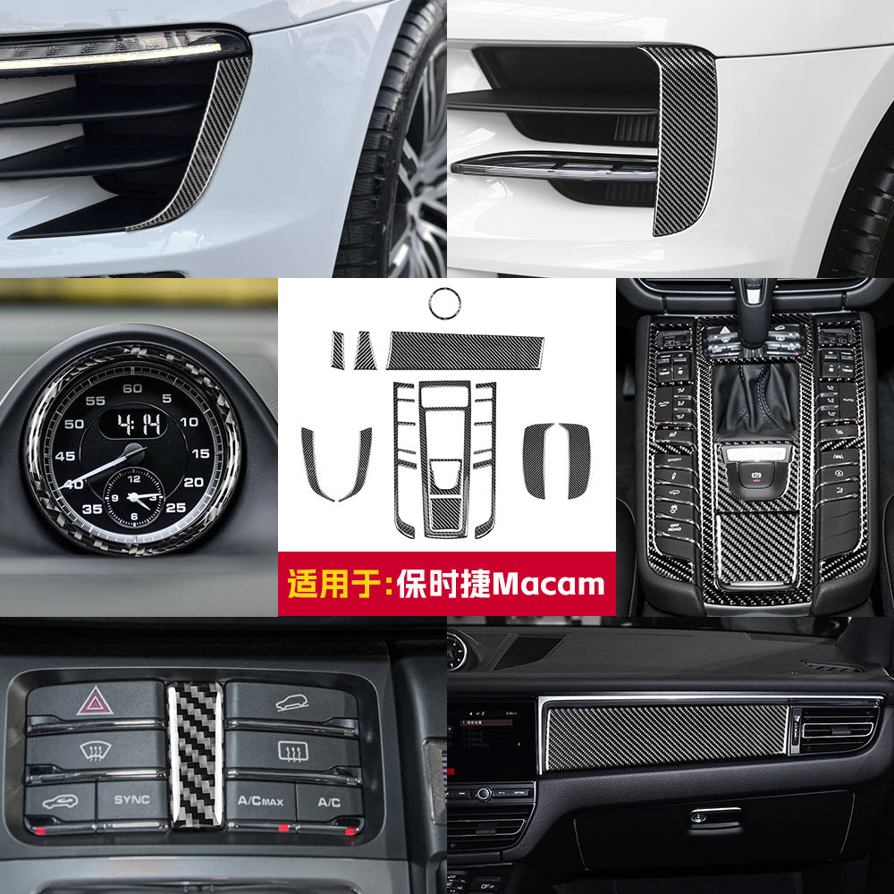 Epoxy Resin Carbon Fiber Carbon Fiber Trim for Porsche Macan (2014 - 2021)