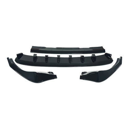 Front Lip Spoiler for Audi Q8 (2019 - 2023), Glossy Black