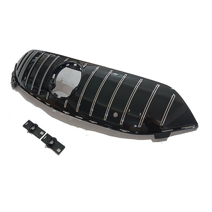 Vertical-Bar GT-Style Front Grille for Mercedes-Benz EQS W297