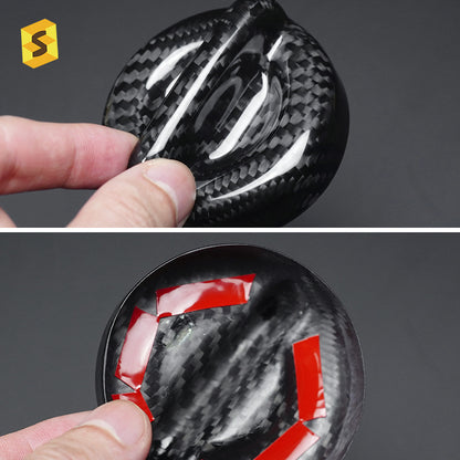 Real Carbon Fiber Engine Oil Cap Cover for Fiat