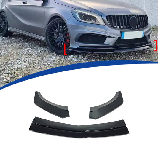 Sport 3-Section Lip Spoiler for Mercedes-Benz A-Class W176