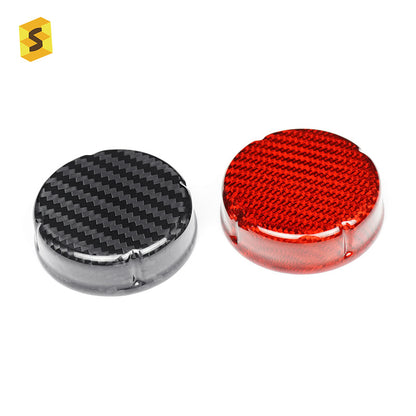 Real Carbon Fiber Brake Fluid Cap Cover for Fiat 500 Abarth
