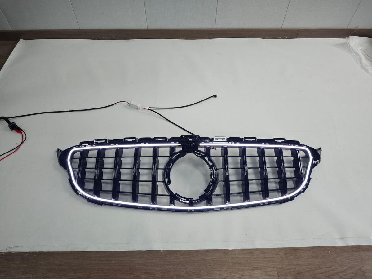 LED Illuminated GT-Style Front Grille for Mercedes-Benz C-Class W205 (2015 - 2018)