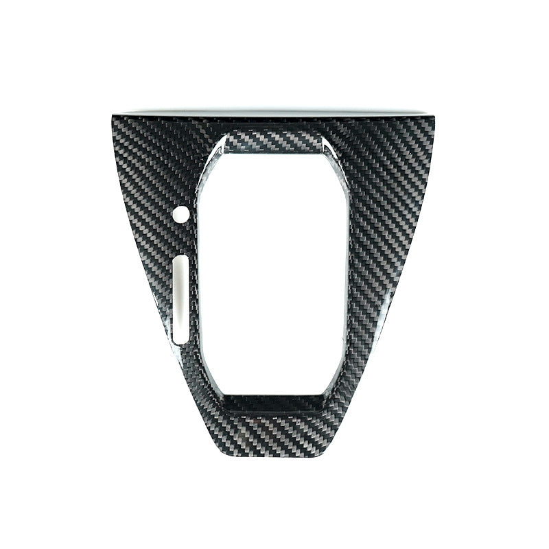 Real Carbon Fiber Gear Selector Frame Trim for Ford / Ford Mustang (2024 - 2025)