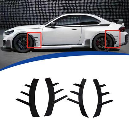 MP-Style Rear Wheel Arch Trim for BMW M2 G87 (2022 - 2026), Glossy Black