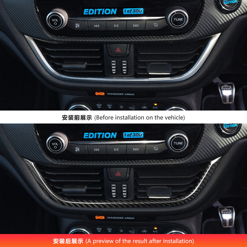 Carbon Fiber Air Vent Trim for Ford Fiesta ST MK8 / 8.5 (2018 - 2023)