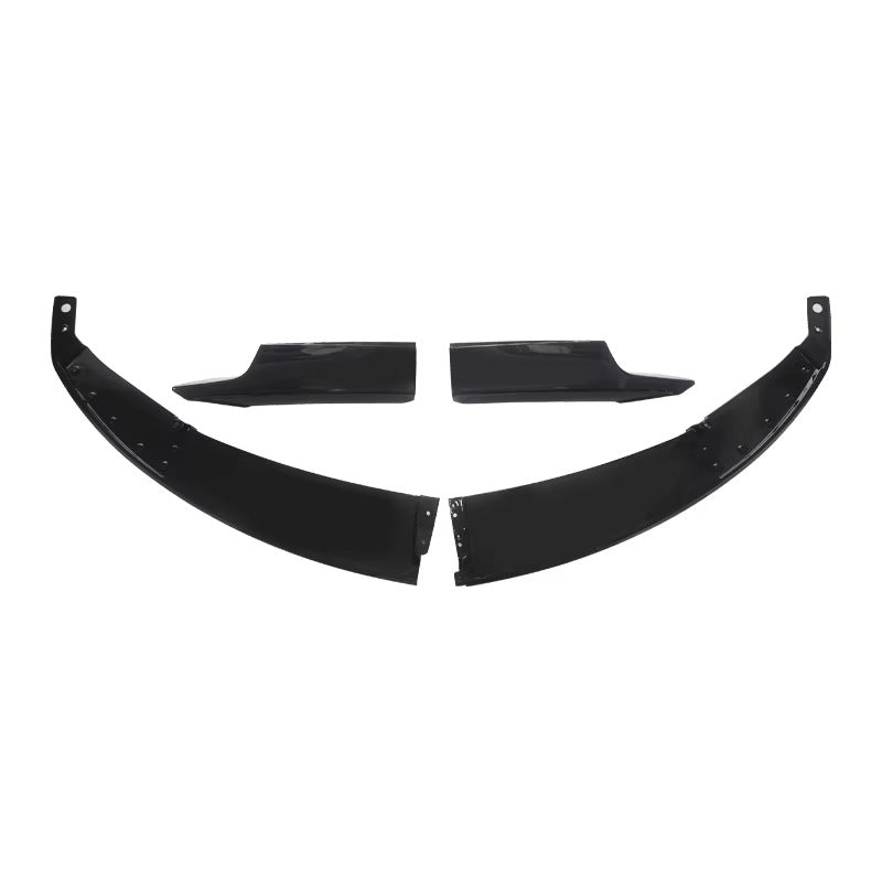 Sport 4-Section Front Lip Spoiler for BMW 3 Series F34 (2013 - 2019), Glossy Black