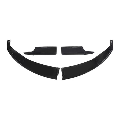Sport 4-Section Front Lip Spoiler for BMW 3 Series F34 (2013 - 2019), Glossy Black