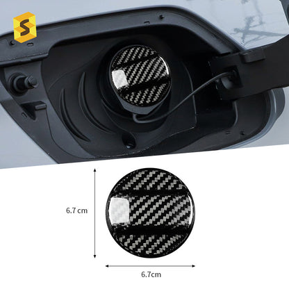 Real Carbon Fiber Inner Fuel Filler Cap Cover for Volkswagen Golf 5