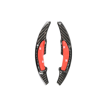 Real Carbon Fiber Steering Wheel Shift Paddle Cover for BMW M Series / X6 M