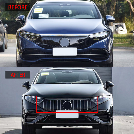 Vertical-Bar GT Front Grille for Mercedes-Benz EQS W297 (alternate view 2)