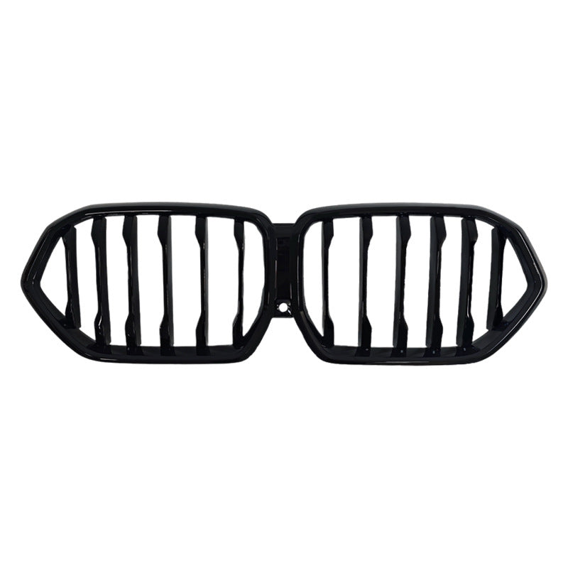 Single-Slat Front Grille for BMW X6 G06 (2023 - 2026), Glossy Black