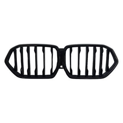 Single-Slat Front Grille for BMW X6 G06 (2023 - 2026), Glossy Black