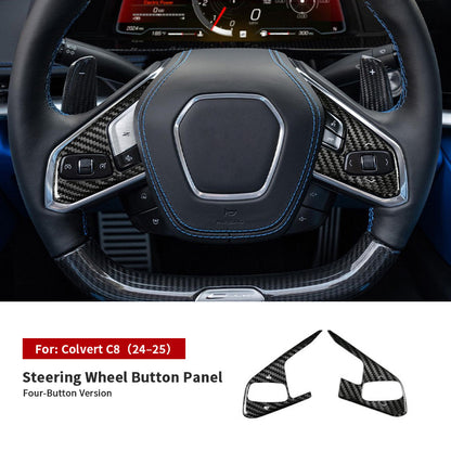 Real Carbon Fiber Decorative Trim Kit for Corvette C8 (2020 - 2025)
