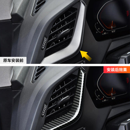 Real Carbon Fiber Air Vent Trim for BMW 1 Series F40