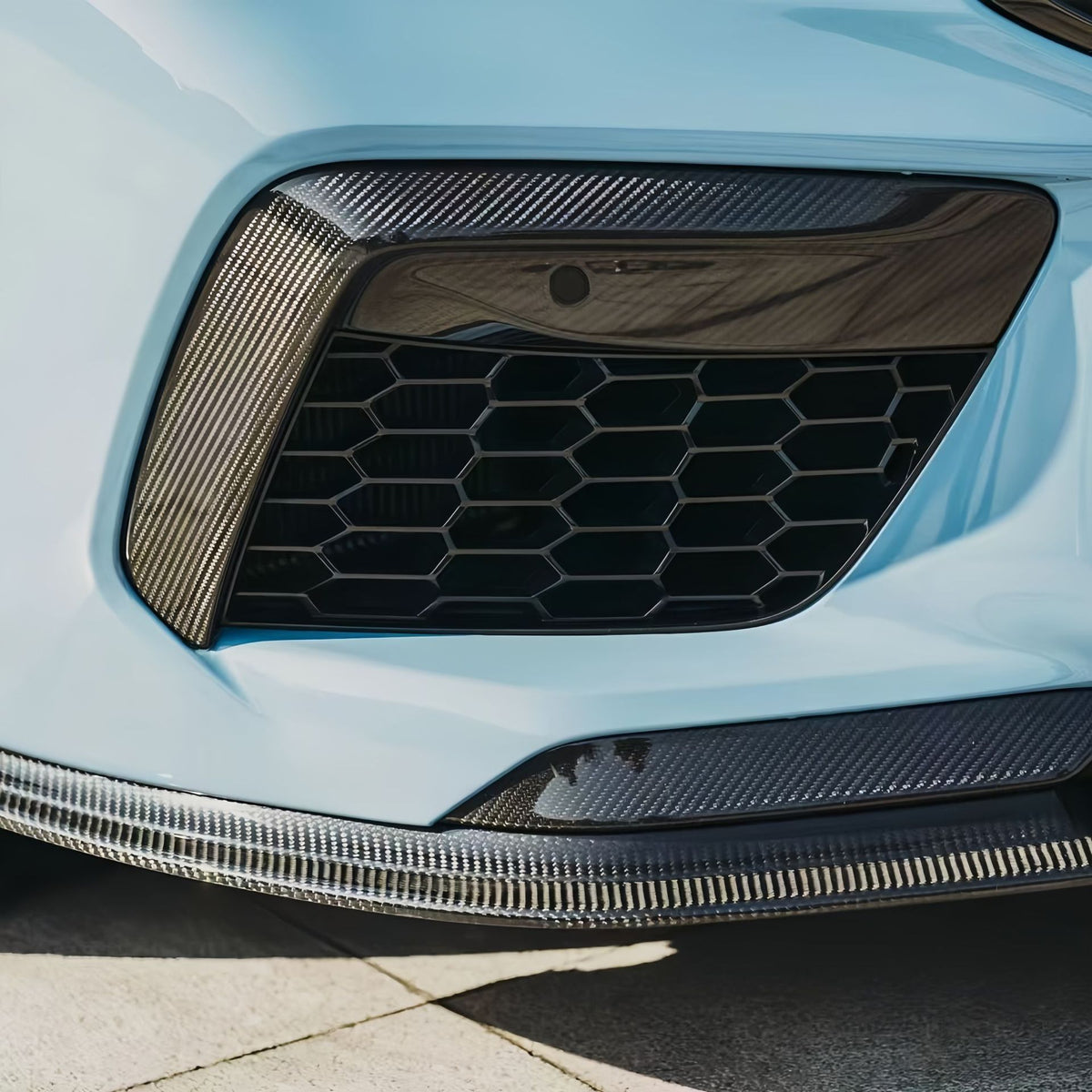 适用宝马M8 F93改装升级干碳纤维前唇后唇Dry carbon spoiler BMW