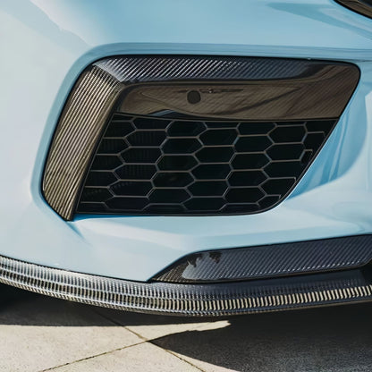 适用宝马M8 F93改装升级干碳纤维前唇后唇Dry carbon spoiler BMW