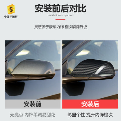 Carbon Fiber Side Mirror Cover for Ford Mustang (2015+, US-Spec)