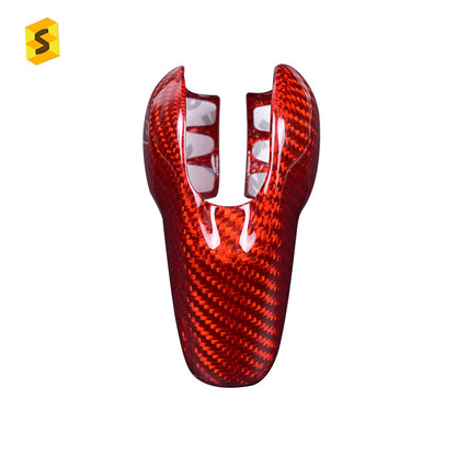 Real Carbon Fiber Gear Shift Knob Cover for Porsche 718 / 911 / Panamera / Macan