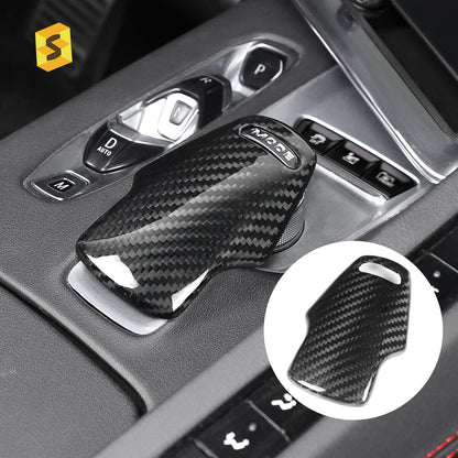 Real Carbon Fiber Gear Shift Knob Cover for Corvette C8 (2020 - 2023)