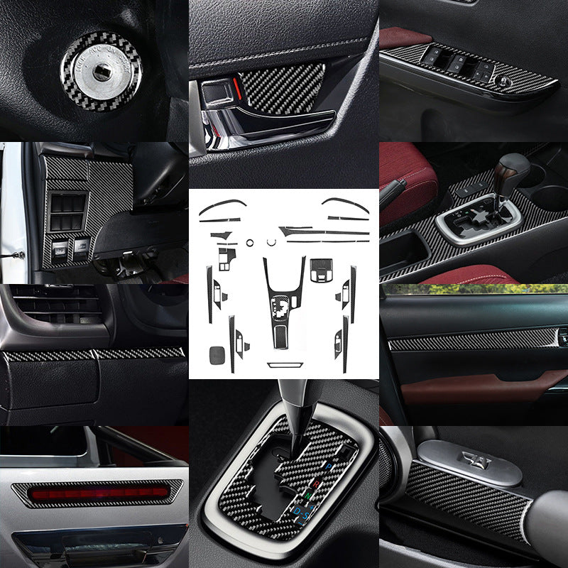 Epoxy Resin Carbon Fiber Interior Trim Kit for Toyota Hilux (2015 - 2022)