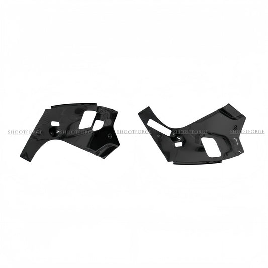 Dry Carbon Fiber Engine Bay Parts for BMW 5 Series G30 / G38 – Radiator Cover / Headlight Cover / Engine Hood (B58) / Strut Bars