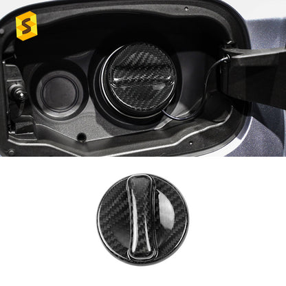Real Dry Carbon Fiber Inner Fuel Filler Cap Cover for Mercedes-Benz G-Class AMG
