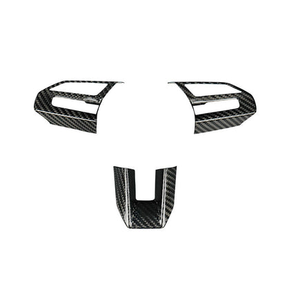 Real Carbon Fiber Steering Wheel Button Frame Trim for Xiaomi SU7