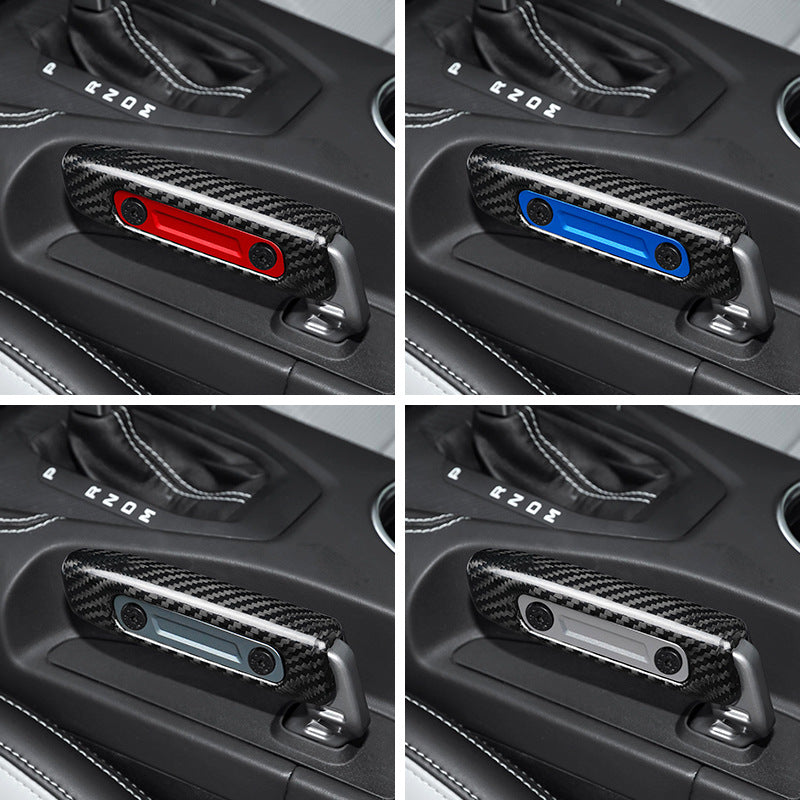 Real Carbon Fiber Handbrake Grip Cover for Ford / Ford Mustang