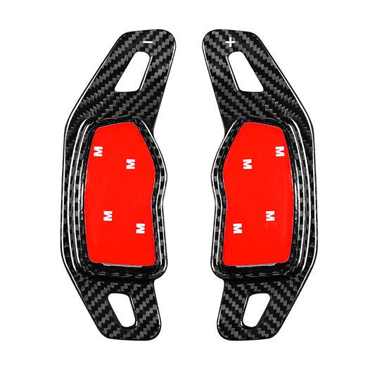 Real Carbon Fiber Steering Wheel Trim for BMW X3 (alternate view 5)