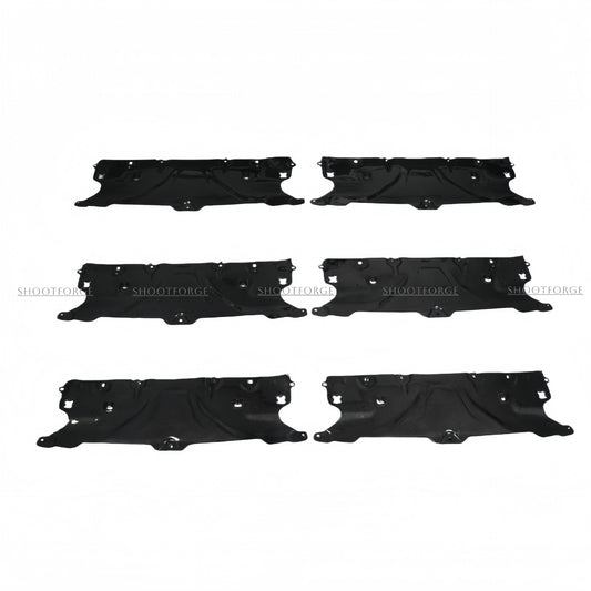 Dry Carbon Fiber Engine Bay Parts for BMW 5 Series G30 / G38 – Radiator Cover / Headlight Cover / Engine Hood (B58) / Strut Bars