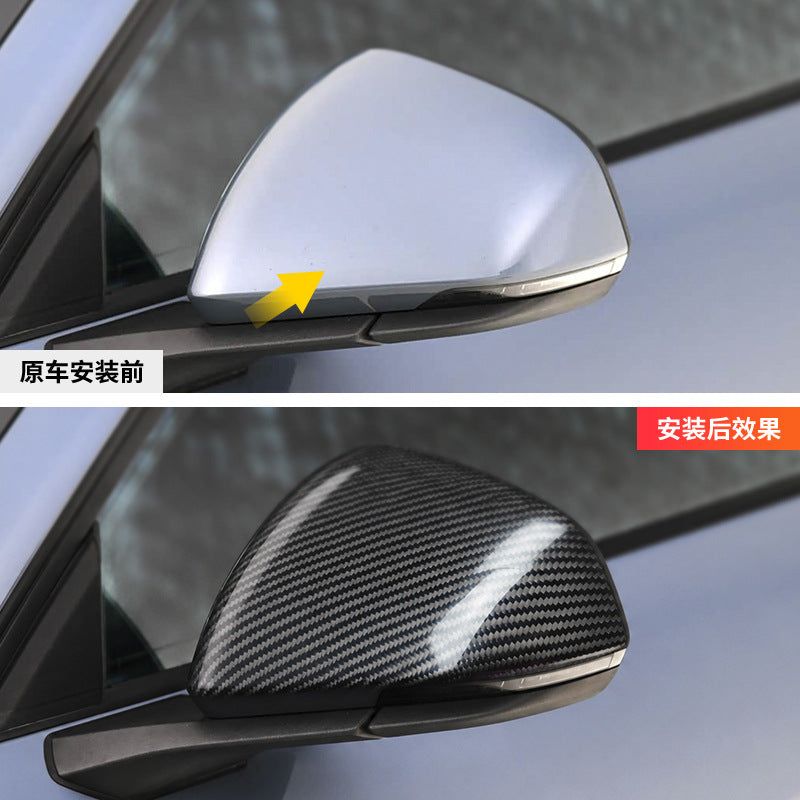 Real Carbon Fiber Side Mirror Housing Cover for Ford / Ford Mustang (2024)