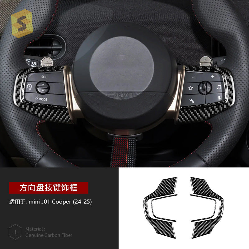 Epoxy Resin Carbon Fiber Interior Trim Kit for MINI J01 Cooper (2024 - 2025)