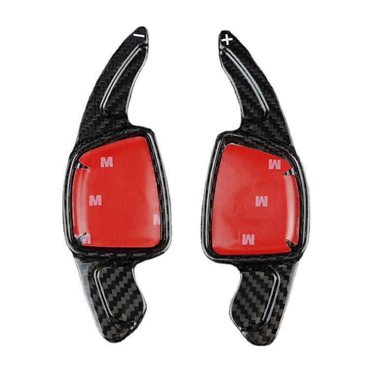 Carbon Fiber Steering Wheel Shift Paddle Cover for Audi A3 / A3L / A8 / S4