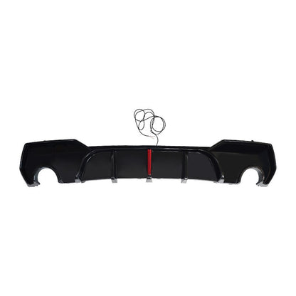 Competition Rear Diffuser Lip for BMW 4 Series G22 (2020 - 2026), Glossy Black