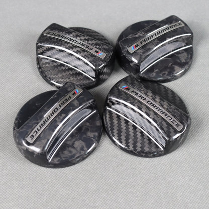 3×3 3K Twill Dry Carbon Fiber Fuel Tank Cap Cover Trim for BMW F & G Chassis Series | Stick-On Decorative Cover