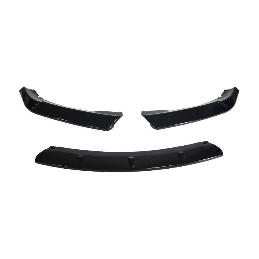 Standard 3-Section Front Lip Spoiler for BMW 3 Series E46 (1998 - 2005), Glossy Black