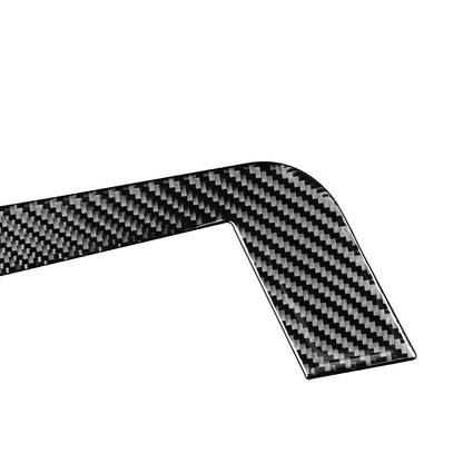 2PCS Prepreg Dry Carbon 3*3 3K Twill Carbon Fiber Interior Gear Shift Base Side Trim for Toyota Tundra XK50 Facelift (2014-2021)