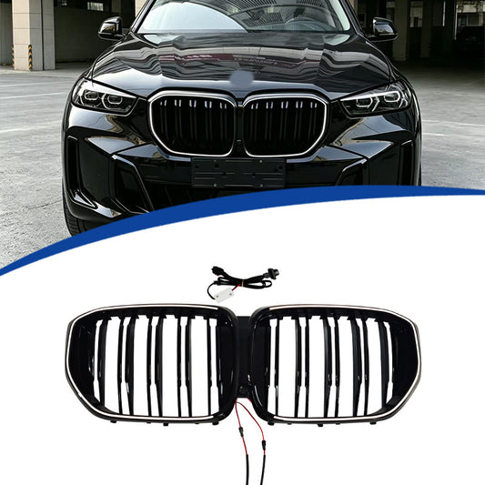 LED Illuminated Double-Slat Grille for BMW X5 G05