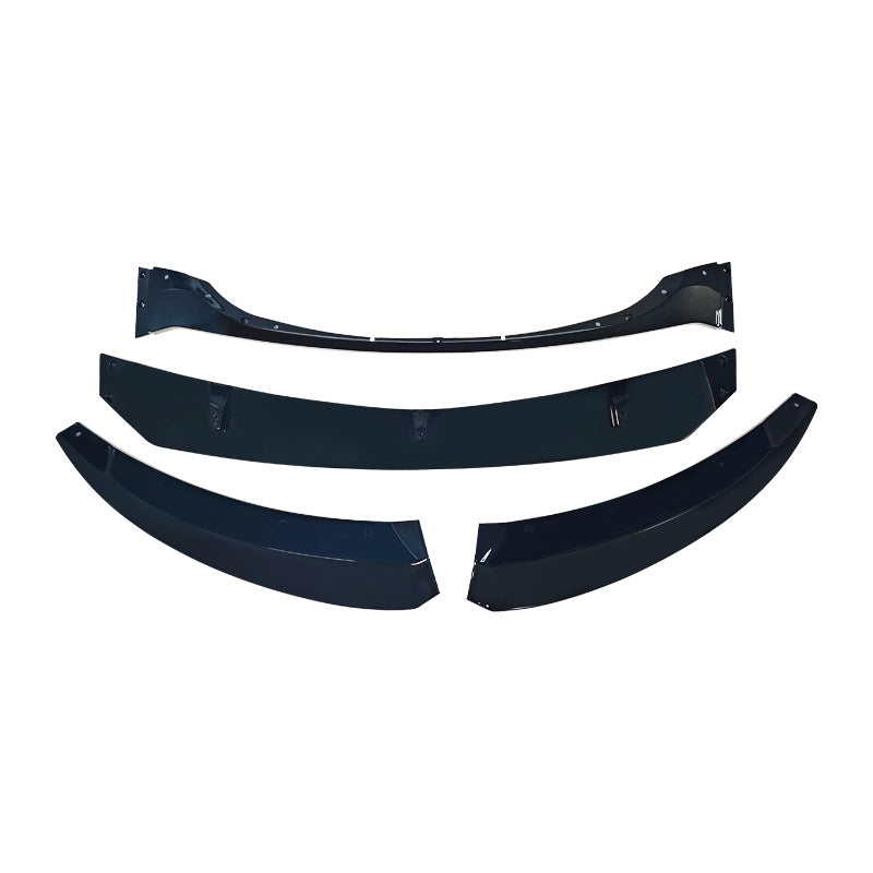 MT 4-Section Front Lip Spoiler for BMW 1 Series E82 (2009 - 2011), Glossy Black