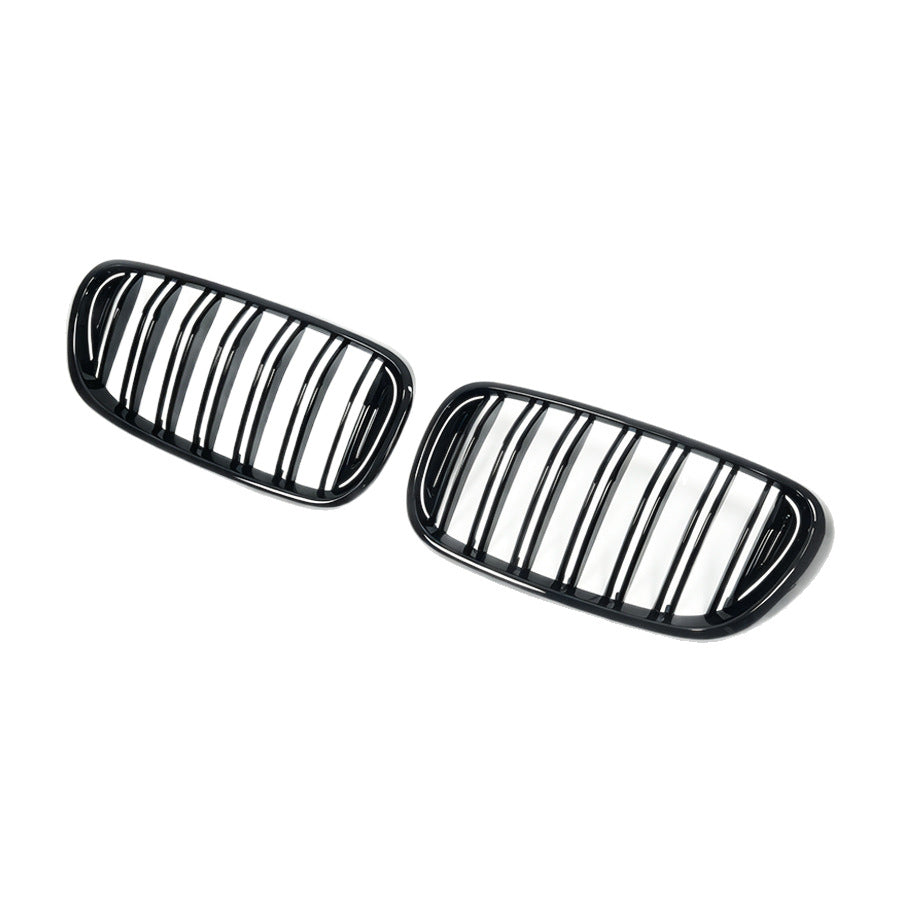 Double-Slat Front Grille for BMW 7 Series G11 G12 (2015 - 2018), Glossy Black