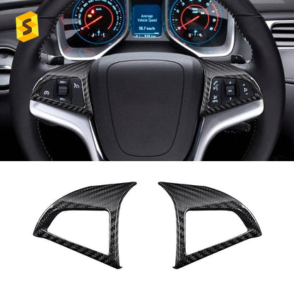 Carbon Fiber Steering Wheel Trim for Chevrolet Camaro (2012 - 2015)